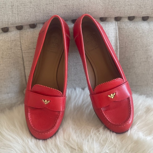 Tory Burch Red Loafer - Picture 2 of 2